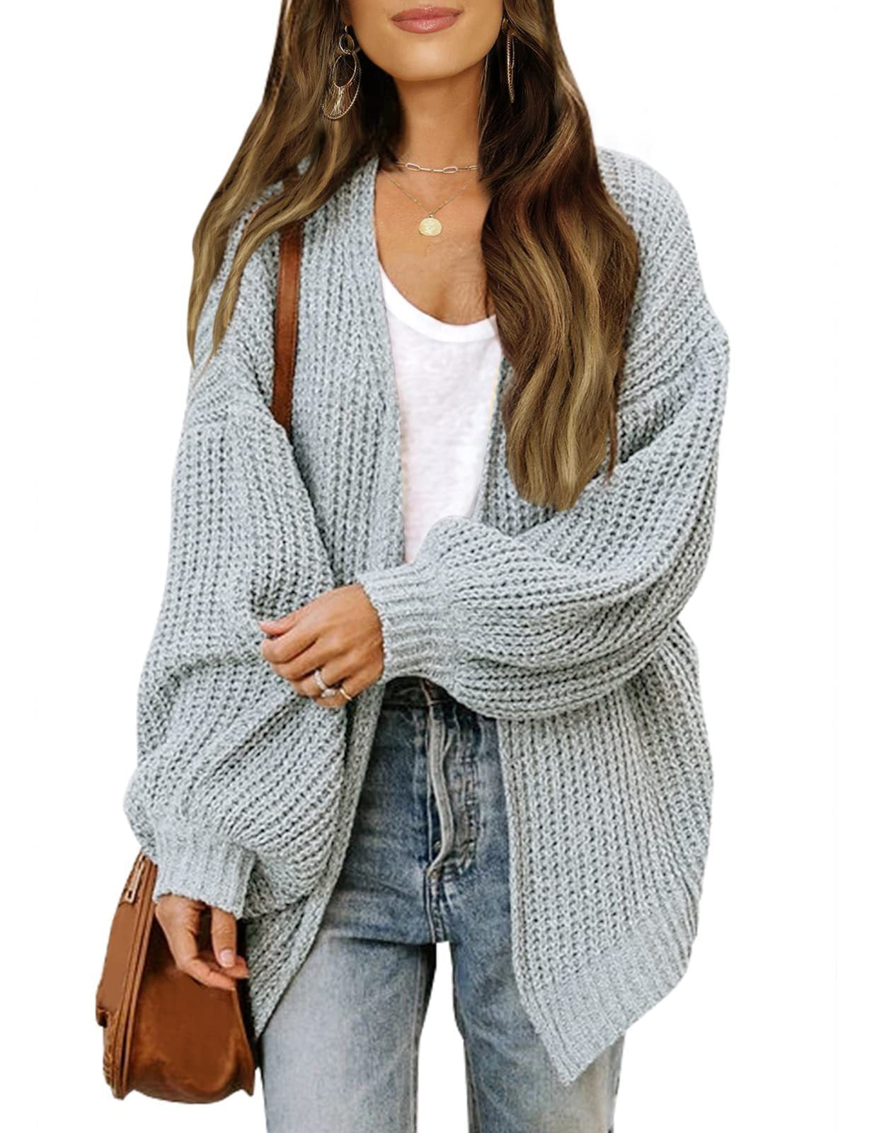 Damen lässige Strickjacke mit lockerer Passform Krohn-e