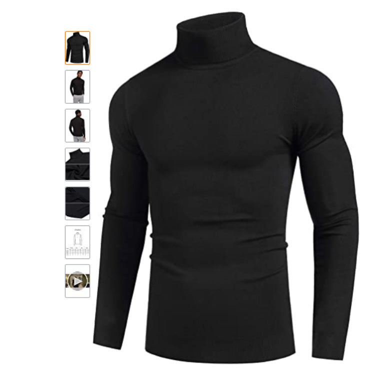 Herren hochabschließender Rollkragenpullover Krohn-e