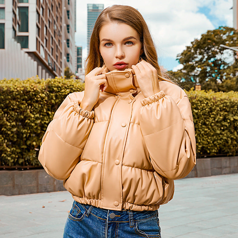 Damen modische cropped Steppjacke Krohn-e