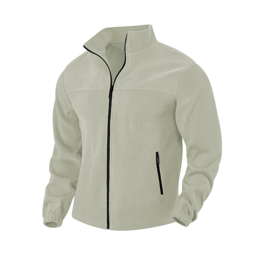 Herren Fleecejacke mit hohem Kragen Krohn-e