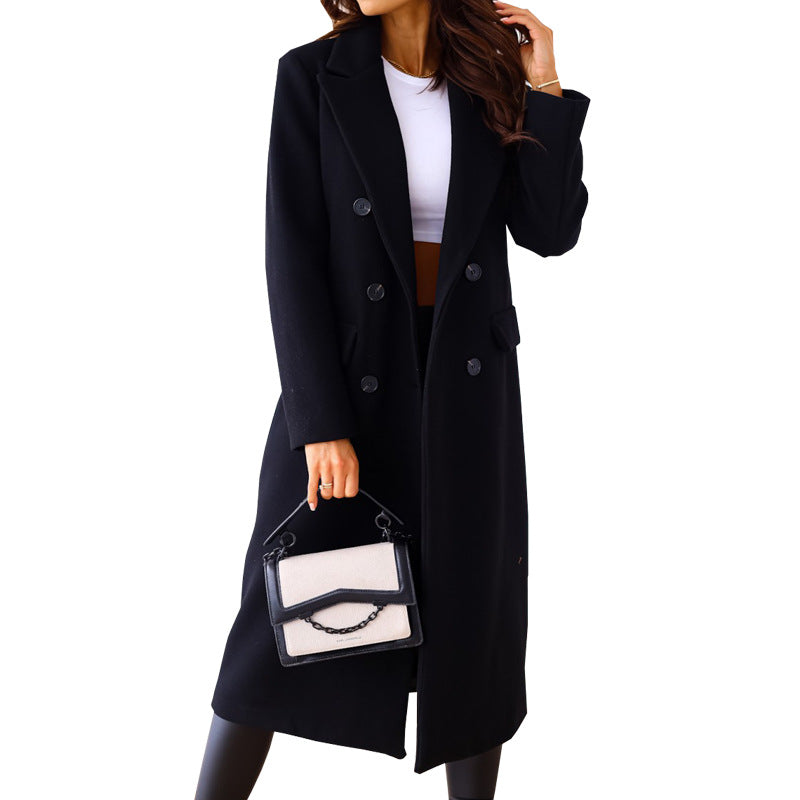 Damen Elegante und modische Wollmantel Krohn-e