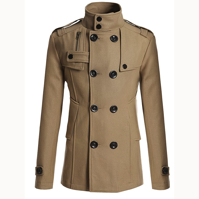 Damen Modischer Trenchcoat mit asymmetrischem Schnitt und praktischen Taschen Krohn-e