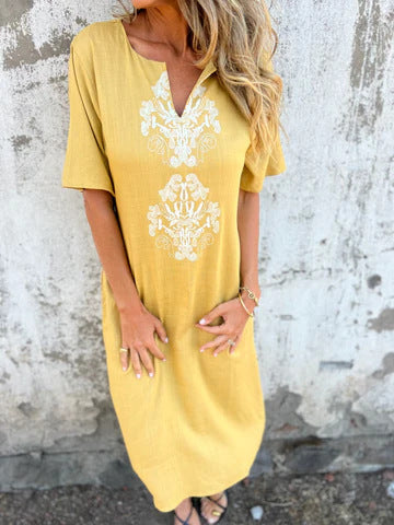 Damen Sommerliches Kleid mit aufwendiger Stickerei Krohn-e
