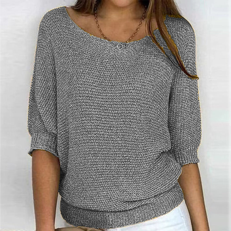 Krohn-e | Einfarbiger Pullover