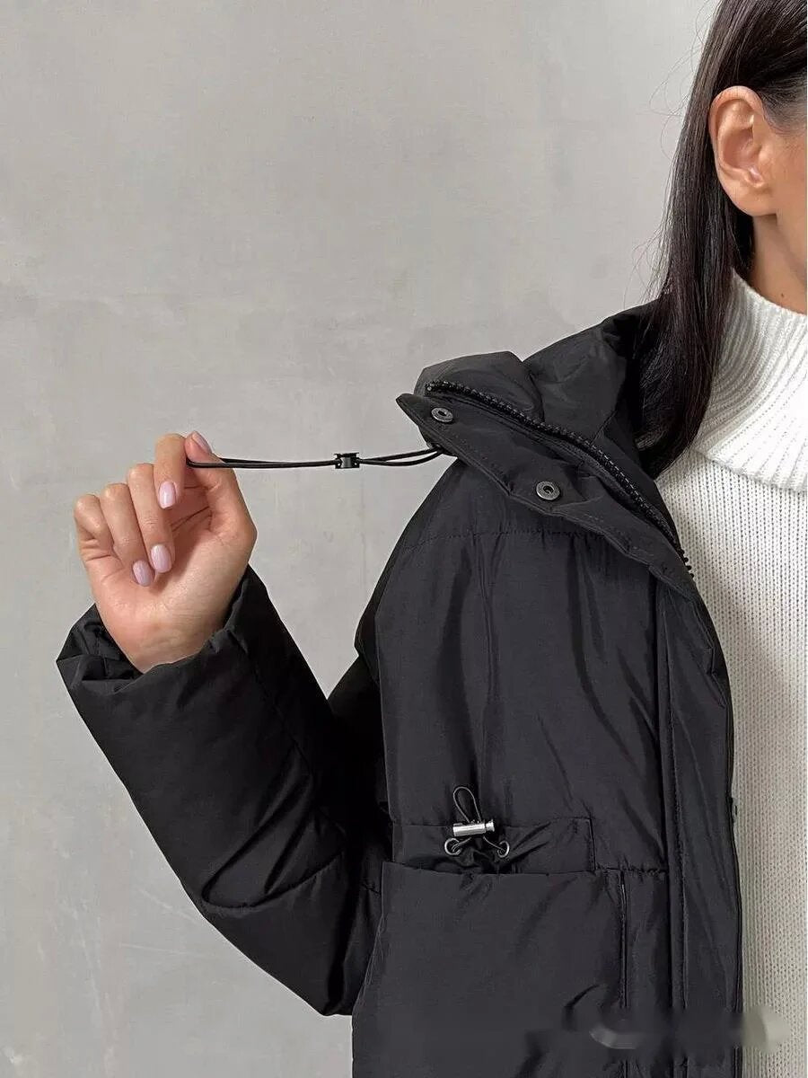 Damen Sportliche Winterjacke mit hohem Kragen und praktischen Taschen Krohn-e