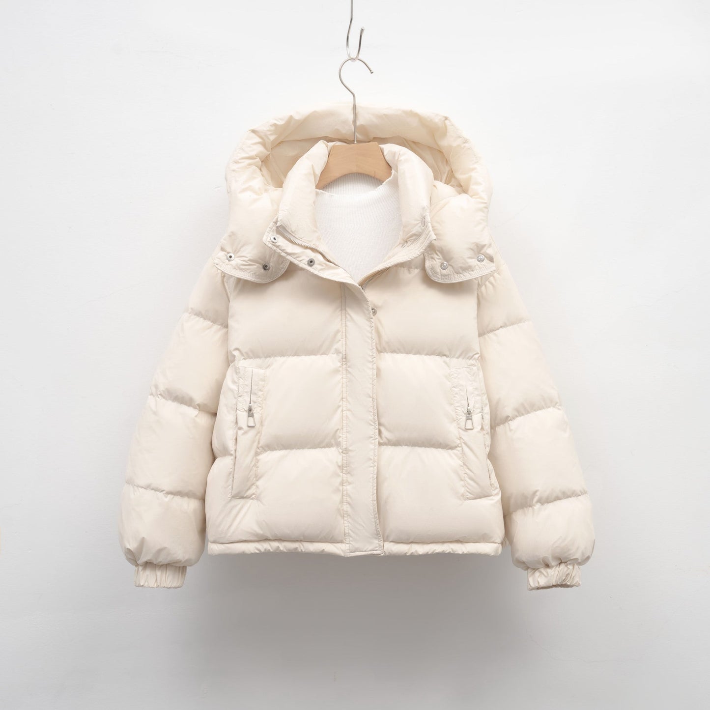 Damen Pufferjacke mit abnehmbarer Kapuze und voluminösem Schnitt Krohn-e