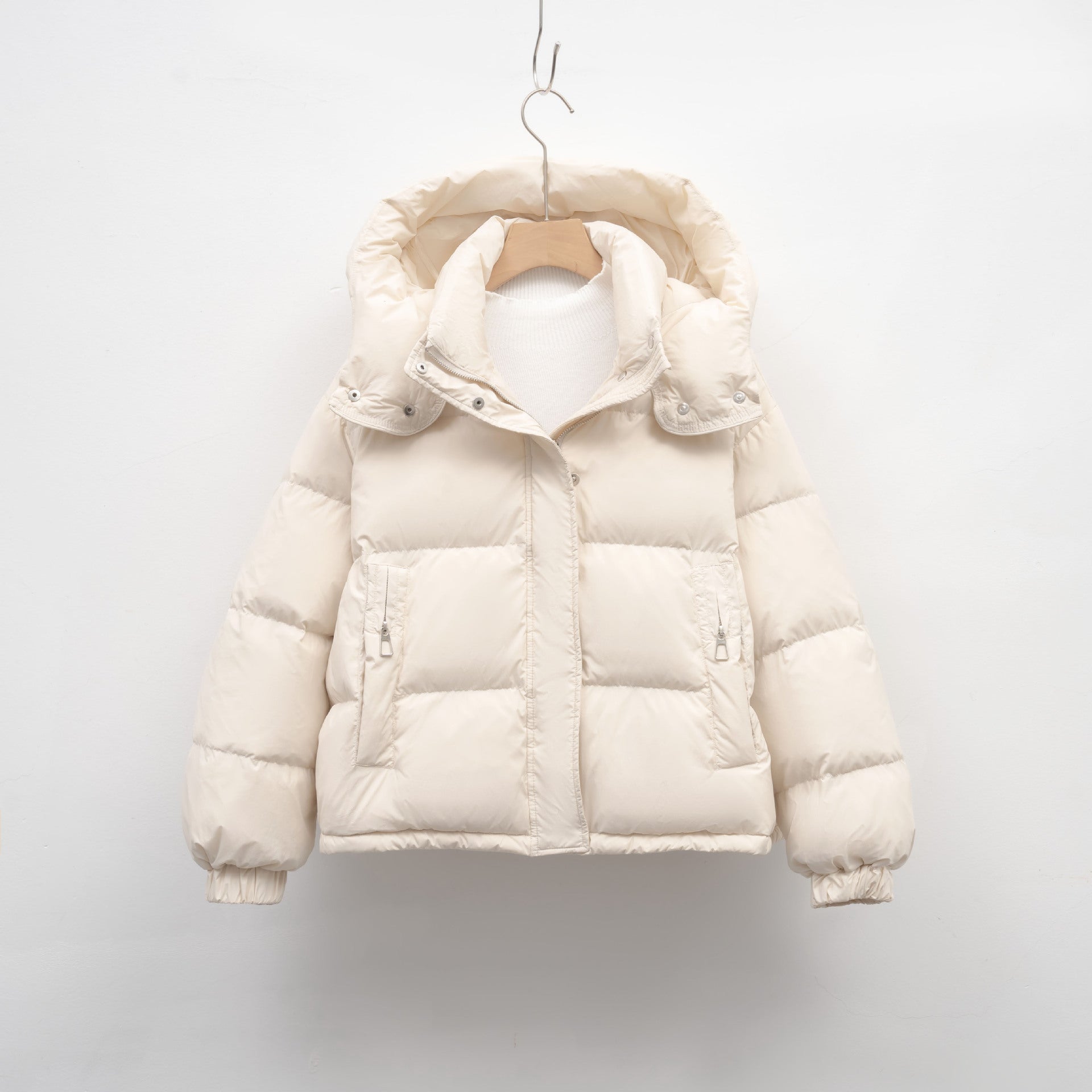 Damen Pufferjacke mit abnehmbarer Kapuze und voluminösem Schnitt Krohn-e