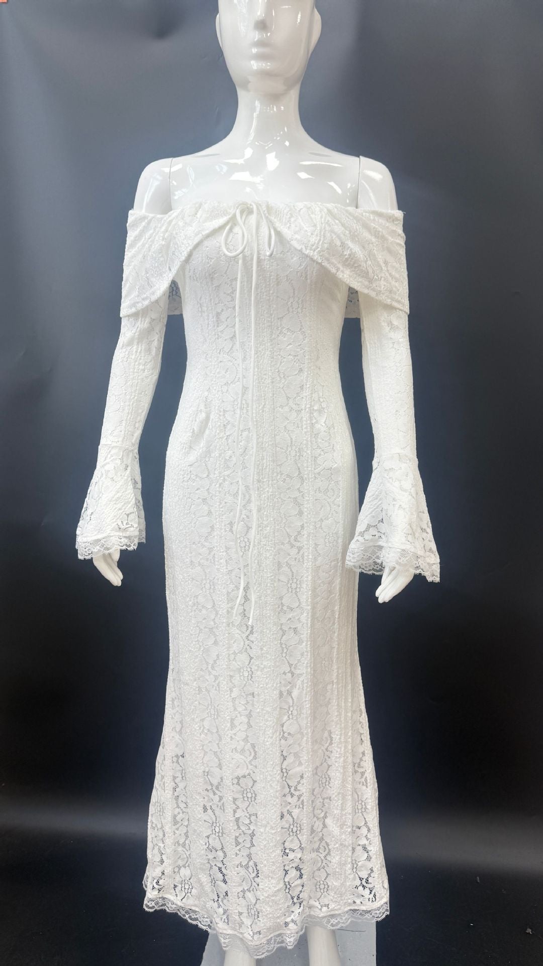 Fudus Elegantes Bustier-Langkleid, figurbetontes Meerjungfrauenkleid