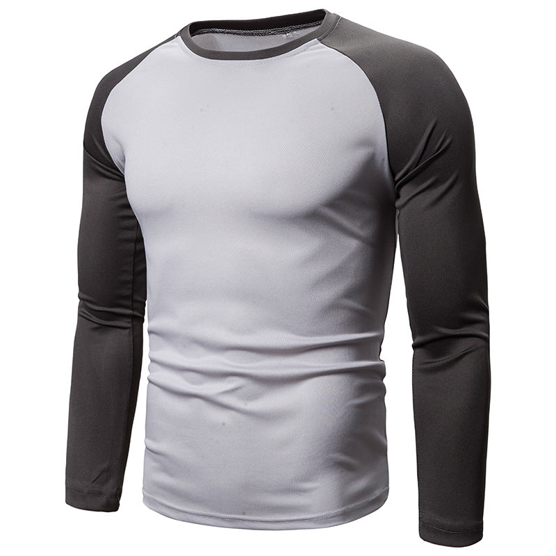 Herren Sportliches Langarm-T-Shirt mit atmungsaktivem Funktionsmaterial Krohn-e
