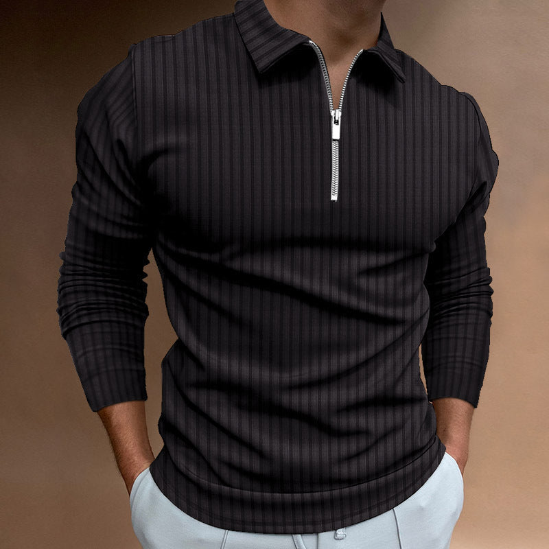 Herren modischer Poloshirt mit Reißverschluss Krohn-e