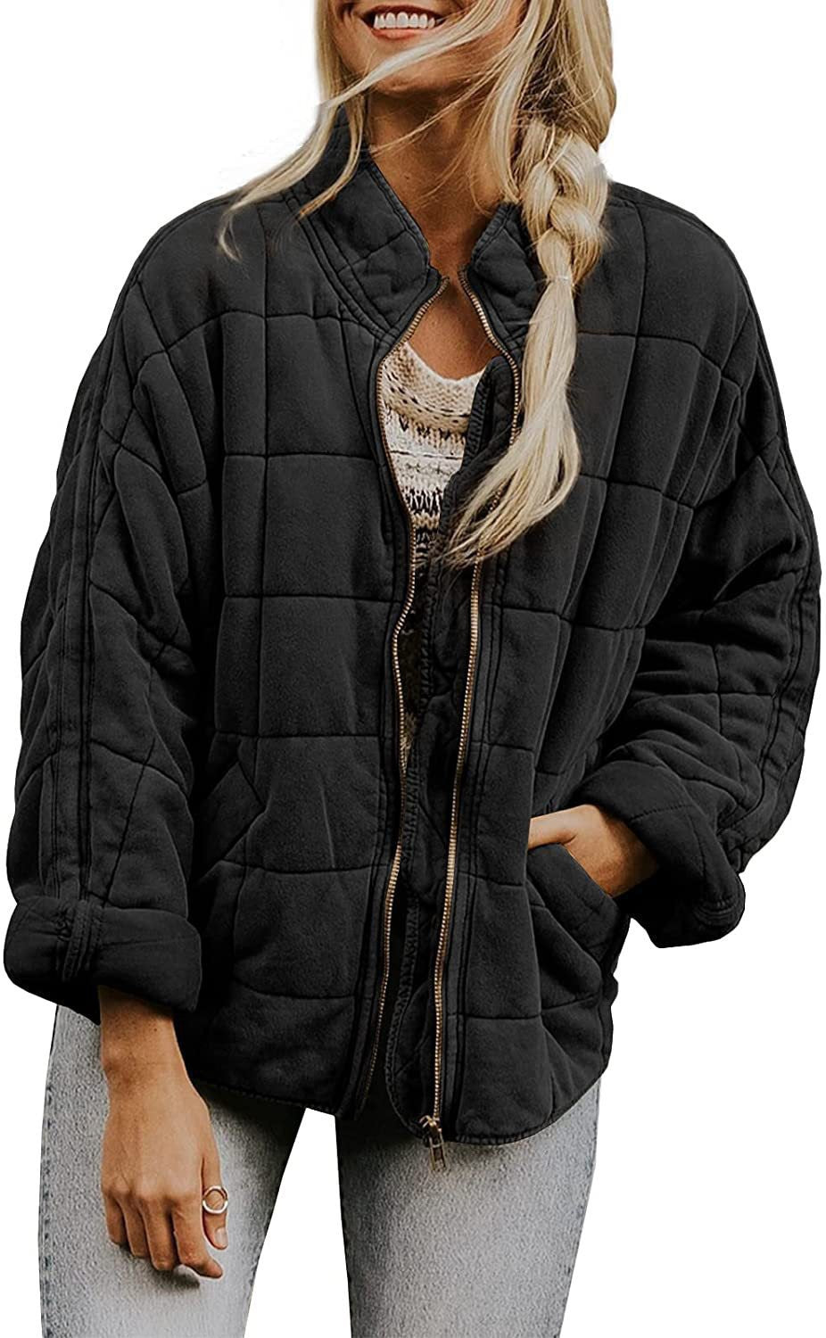 Damen Quilt-Jacke mit hochabschließendem Kragen und praktischen Taschen Krohn-e