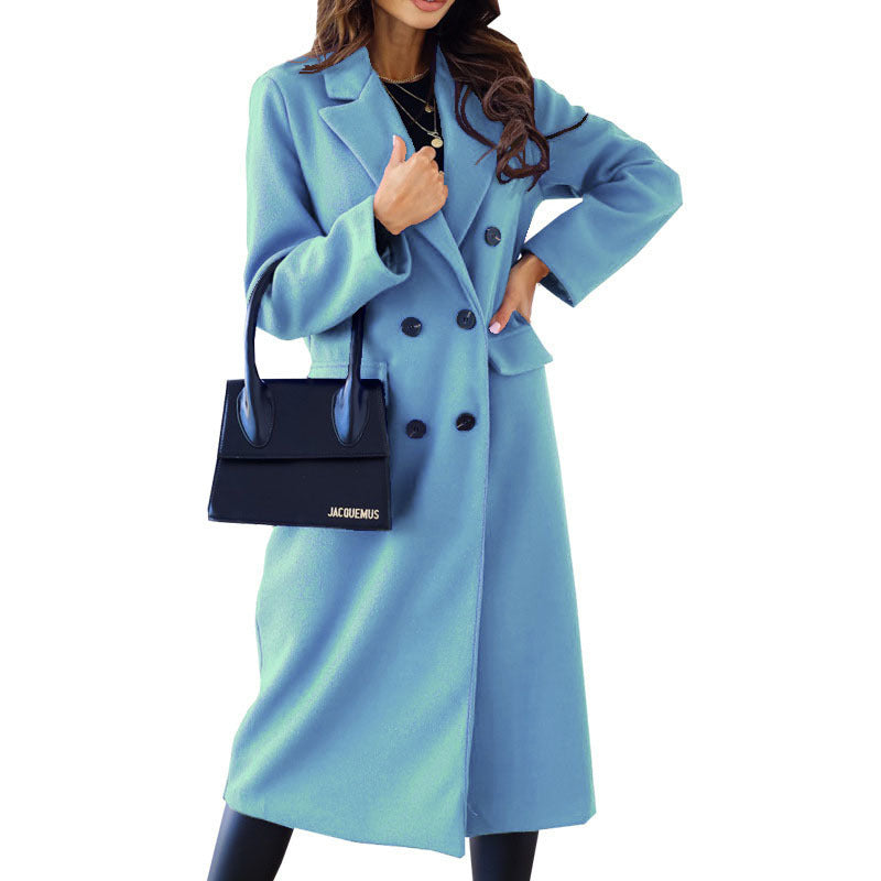 Damen Elegante und modische Wollmantel Krohn-e