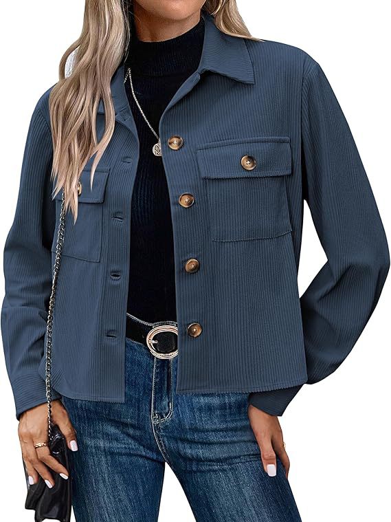 Damen lässige Overshirt-Jacke Krohn-e