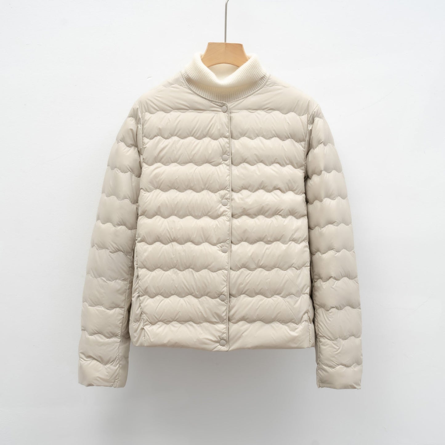 Damen Leichte gesteppte Jacke mit hochgeschlossenem Kragen und elastischen Bündchen Krohn-e