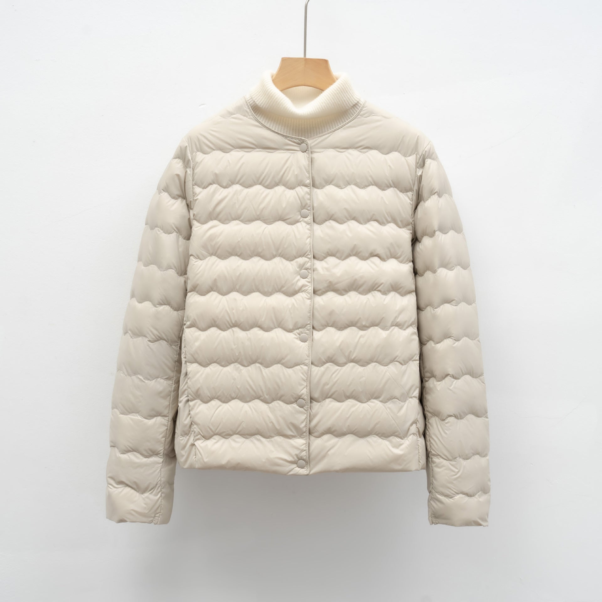 Damen Leichte gesteppte Jacke mit hochgeschlossenem Kragen und elastischen Bündchen Krohn-e