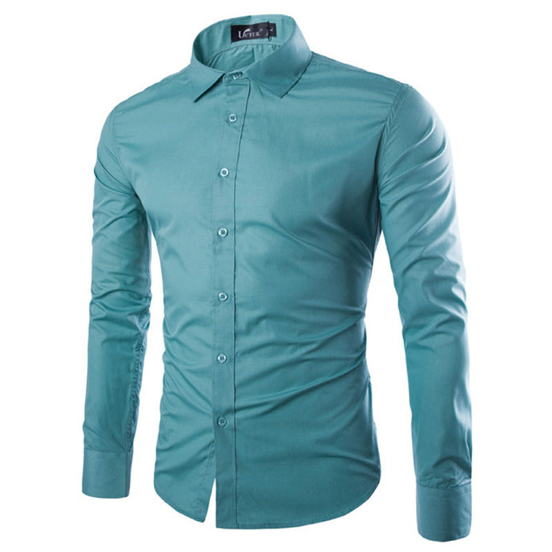 Herren elegante Langarmhemd Krohn-e