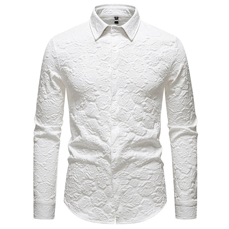 Herren Hemd mit strukturiertem Design Krohn-e