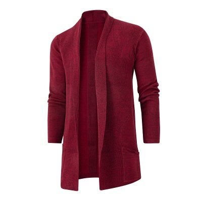 Herren Strickjacke mit offenem Schnitt und praktischen Taschen Krohn-e