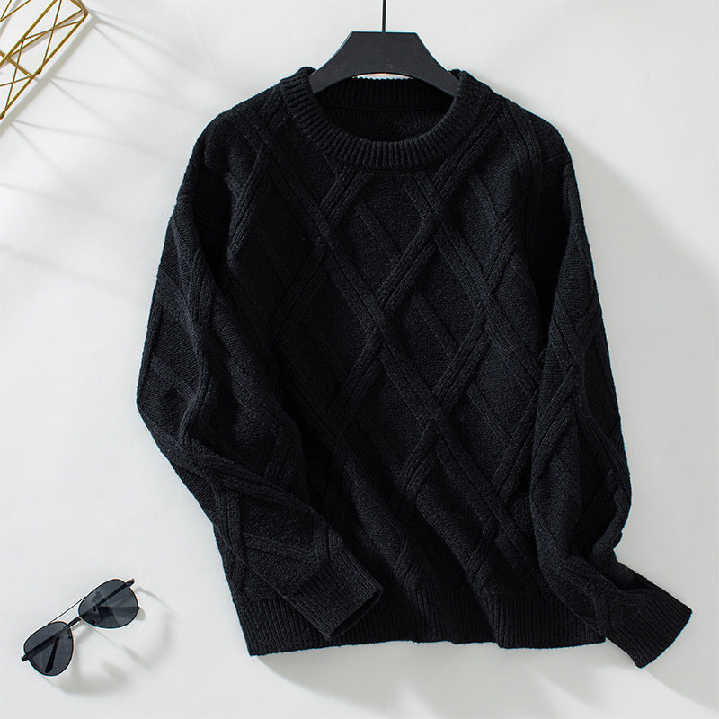 Krohn-e | Einfarbiger Pullover Für Lässige Outfits