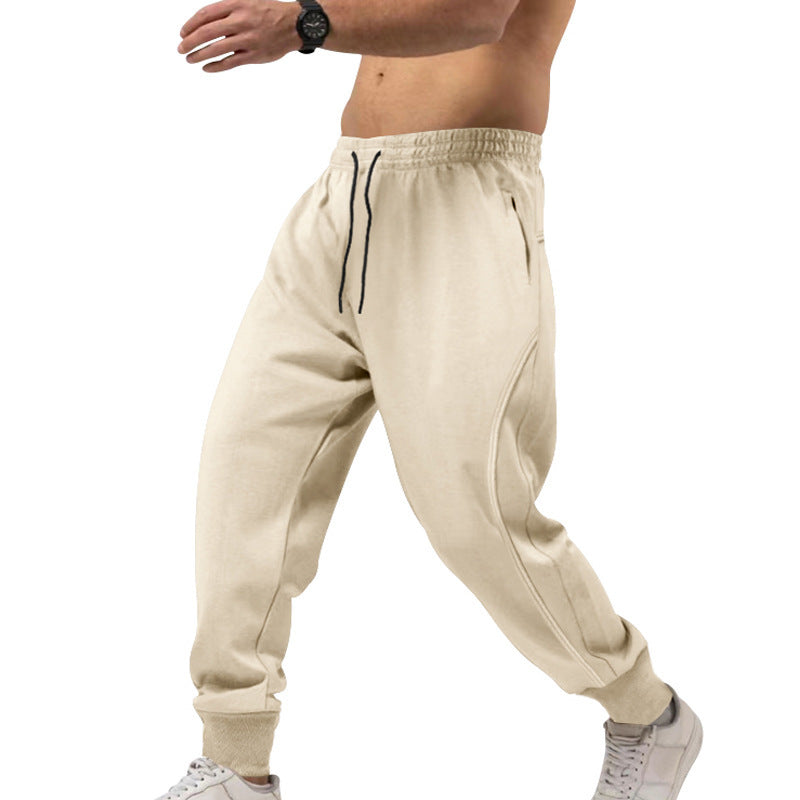 Herren sportliche Jogginghose mit elastischem Bund und Taschen Krohn-e