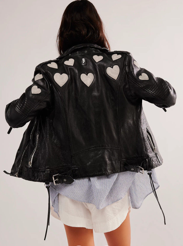 Damen jacke mit Herz-Applikationen Krohn-e