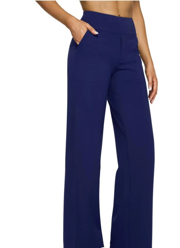 Damen Weitgeschnittene Lounge-Hose mit elastischem Bund Krohn-e