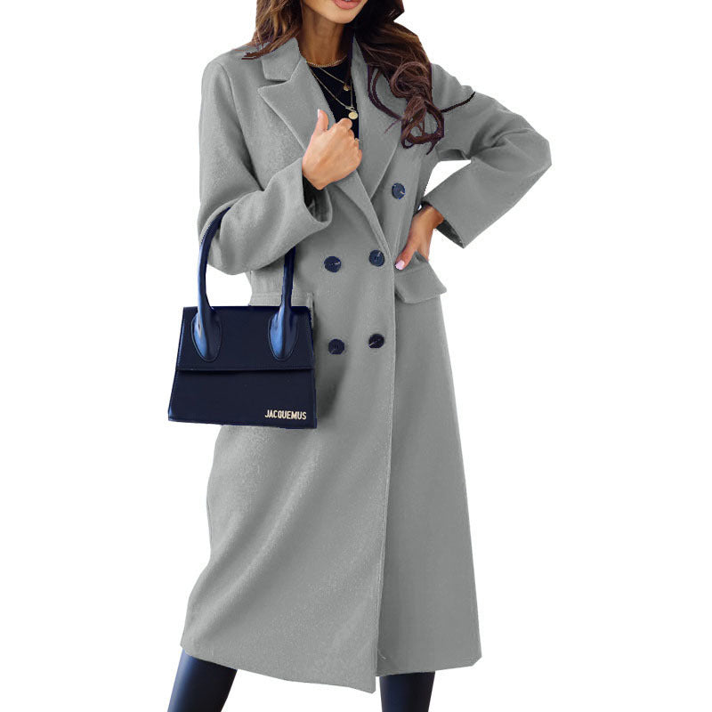 Damen Elegante und modische Wollmantel Krohn-e