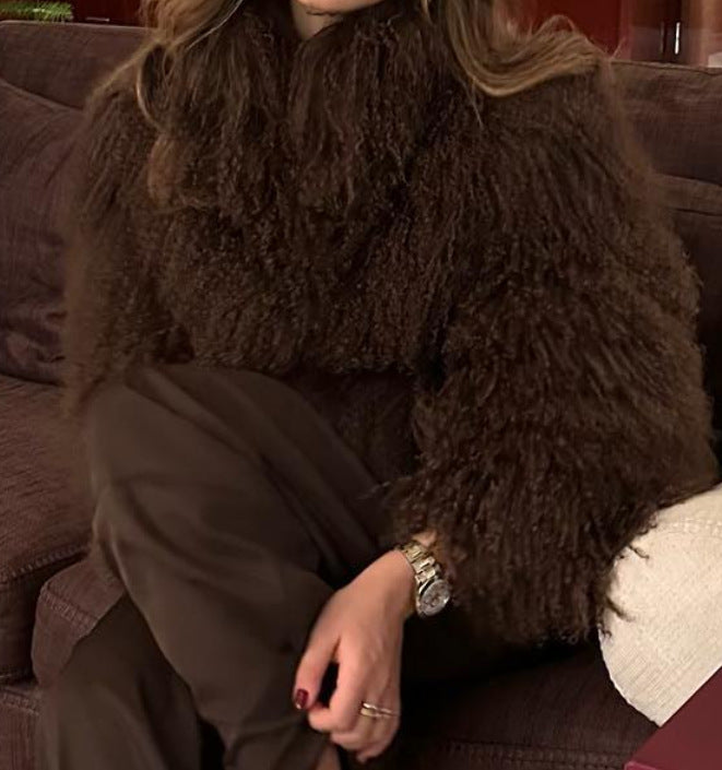 Damen Flauschige Kuscheljacke Krohn-e