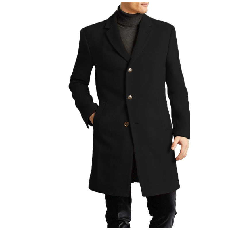 Herren elegante Wollmantel Krohn-e