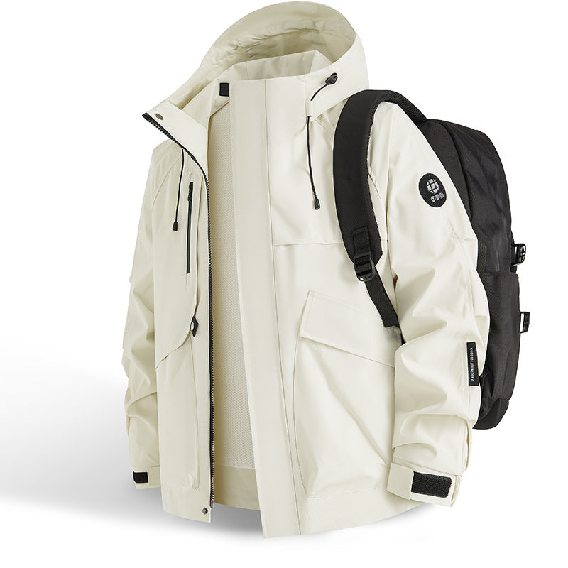 Herren technische Outdoor-Jacke mit innovativem Taschenkonzept und atmungsaktiven Materialien Krohn-e
