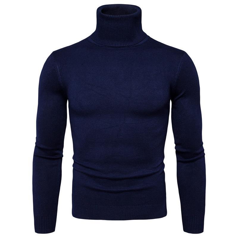Herren Rollkragenpullover aus feiner Merinowolle Krohn-e