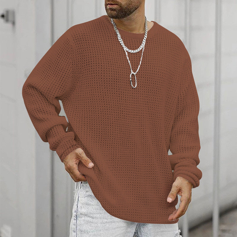 Herren Grobstrickpullover mit modernem Schnitt und kuscheligem Innenfutter Krohn-e
