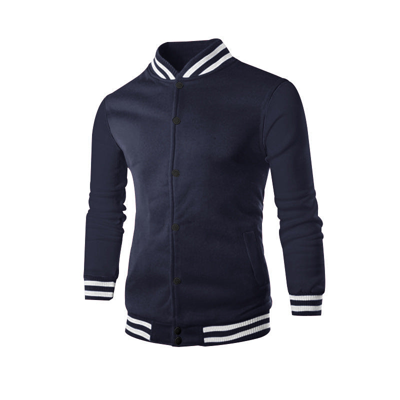 Herren Collegejacke mit elastischen Bündchen und hochwertiger Verarbeitung Krohn-e