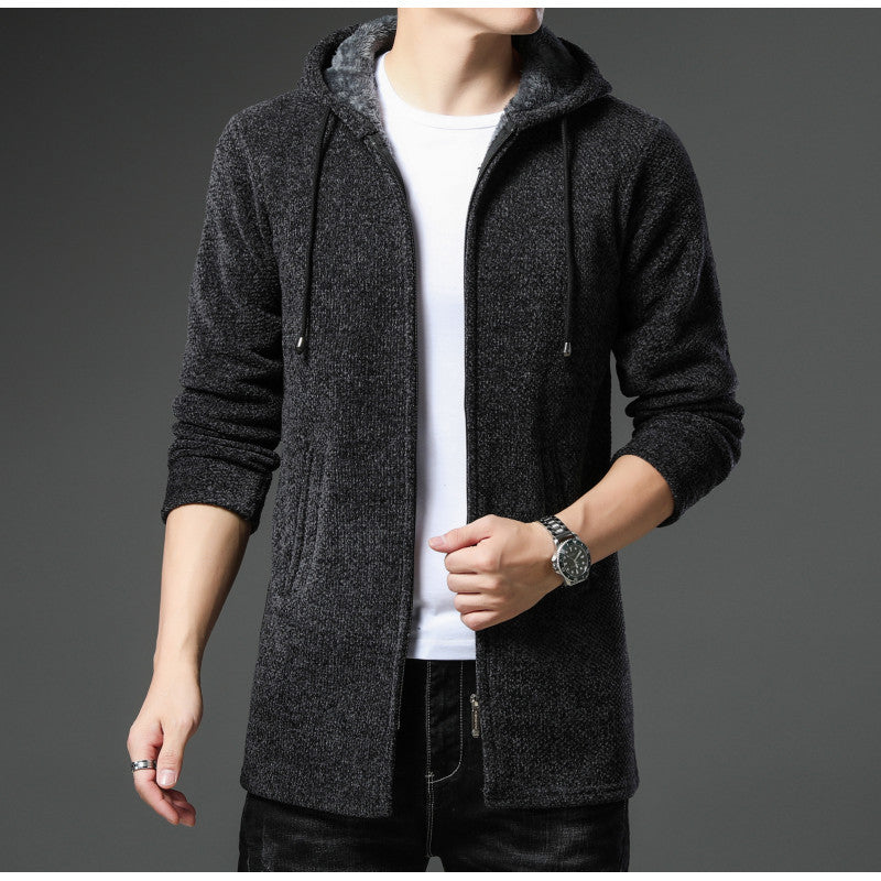 Herren urbane Freizeitjacke mit Kapuze Krohn-e
