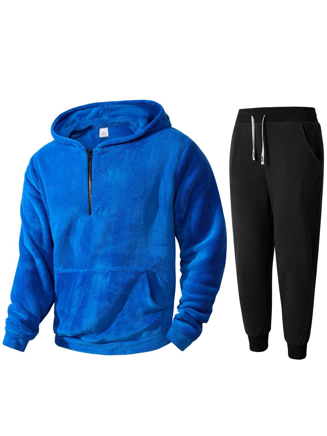 Herren kuscheliges Fleece-Hoodie und Jogginghose Set Krohn-e
