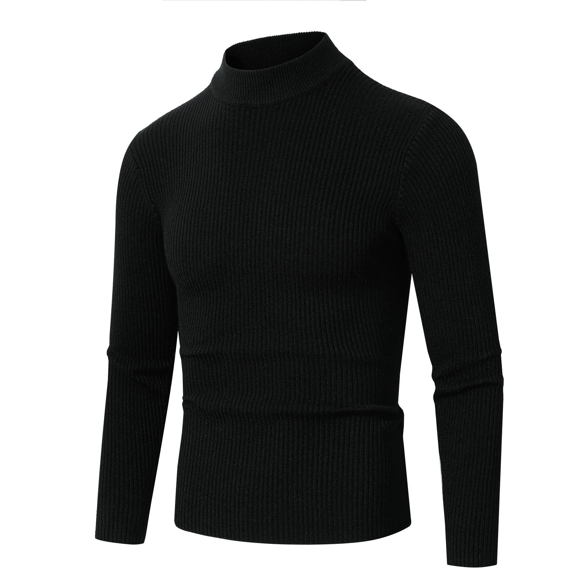Herren modischer Rollkragenpullover aus feiner Wolle Krohn-e