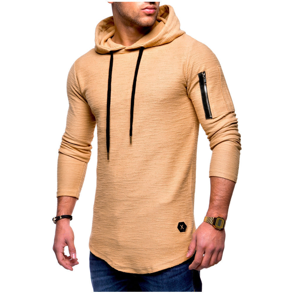Herren lässiger Kapuzenpullover mit modischem Reißverschluss Krohn-e
