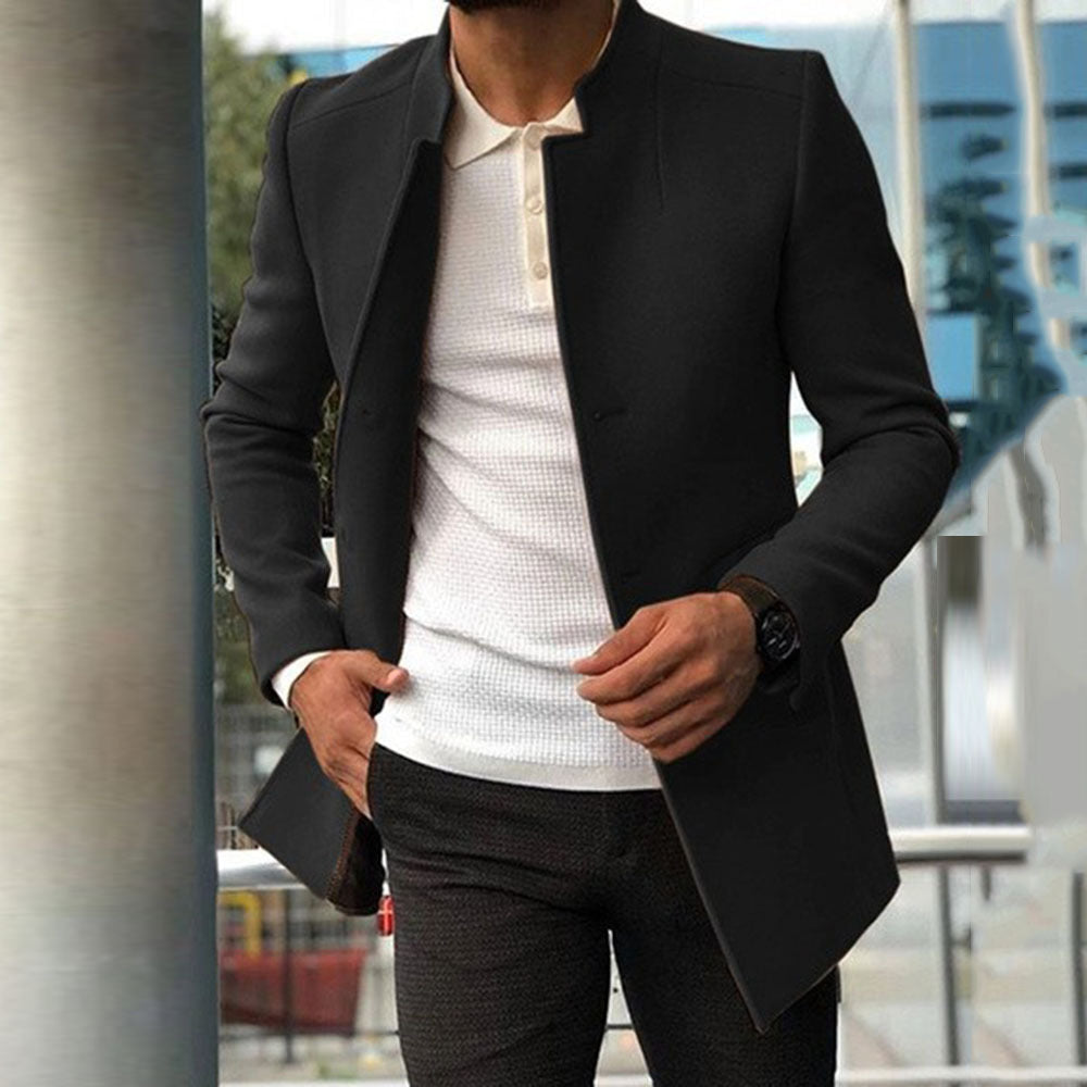 Herren moderner Designermantel Krohn-e
