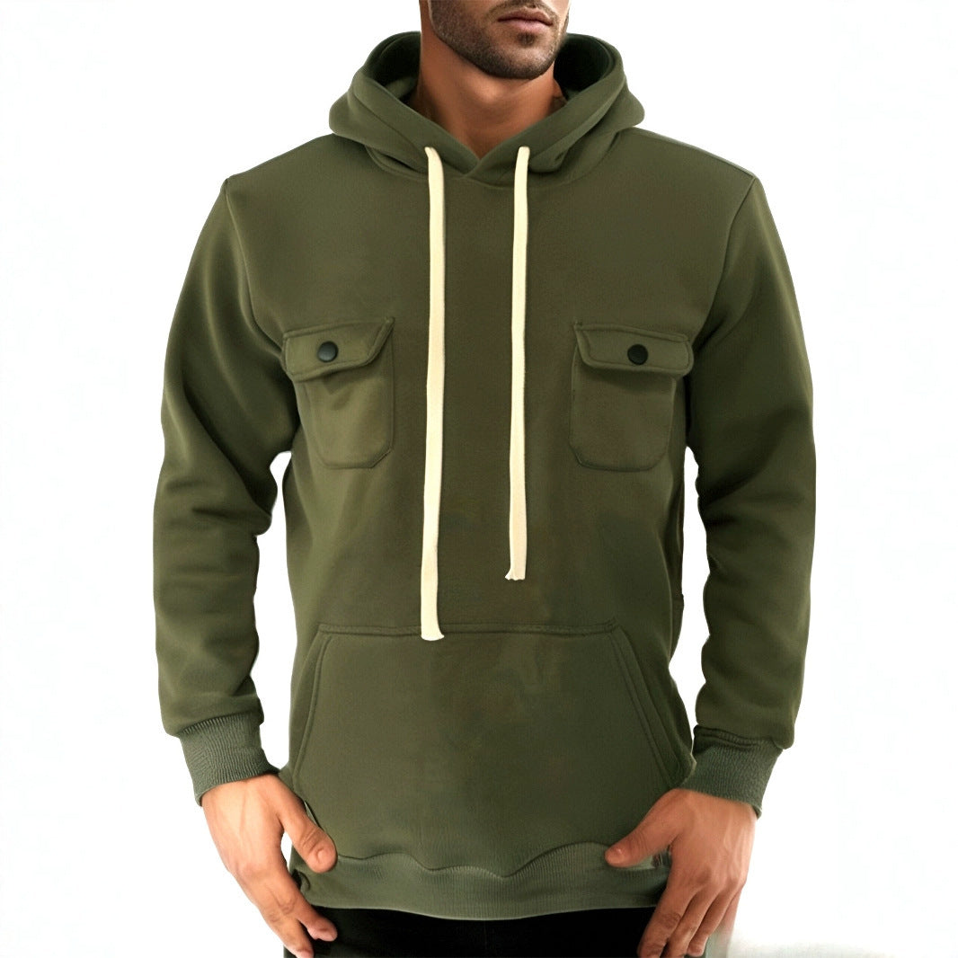 Herren Kapuzenpullover mit praktischen Taschen und modernem Design Krohn-e