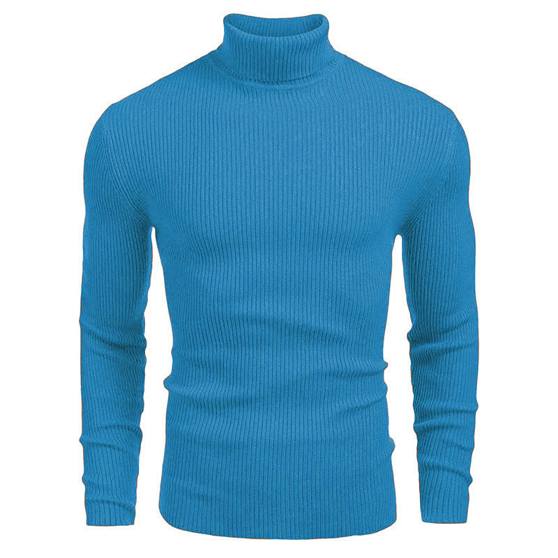 Herren Rollkragenpullover aus feinem Rippstrick Krohn-e