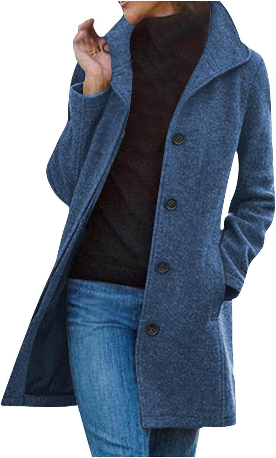 Damen modischer Wollmantel Krohn-e