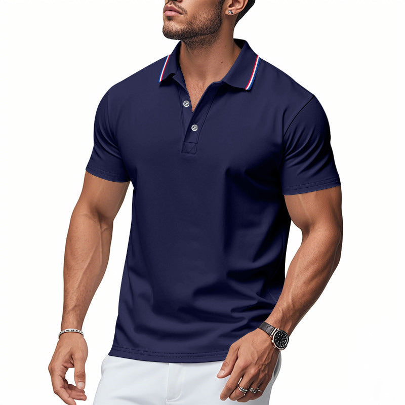 Herren Poloshirt mit modernem Kragen und feuchtigkeitsregulierender Technologie Krohn-e