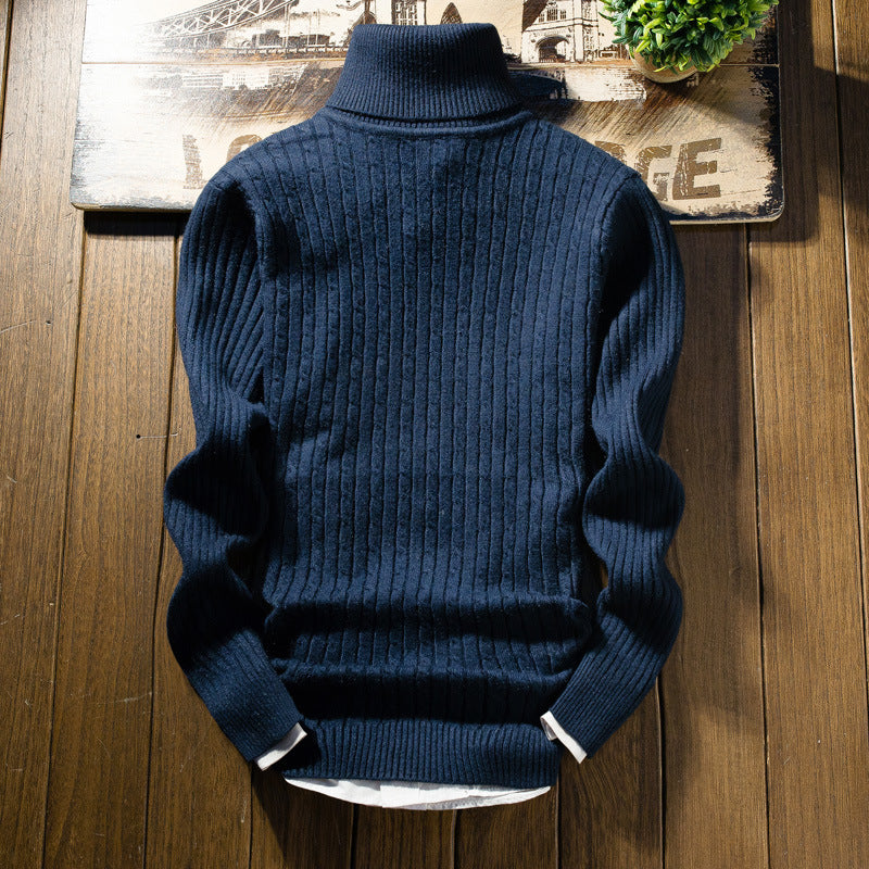 Herren Rollkragenpullover mit Zopfmuster Krohn-e