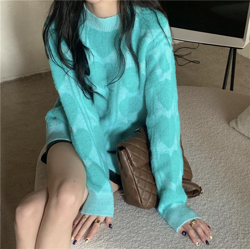 Damen kuscheliger Pullover mit abwechslungsreichem Muster und lässigem Schnitt Krohn-e