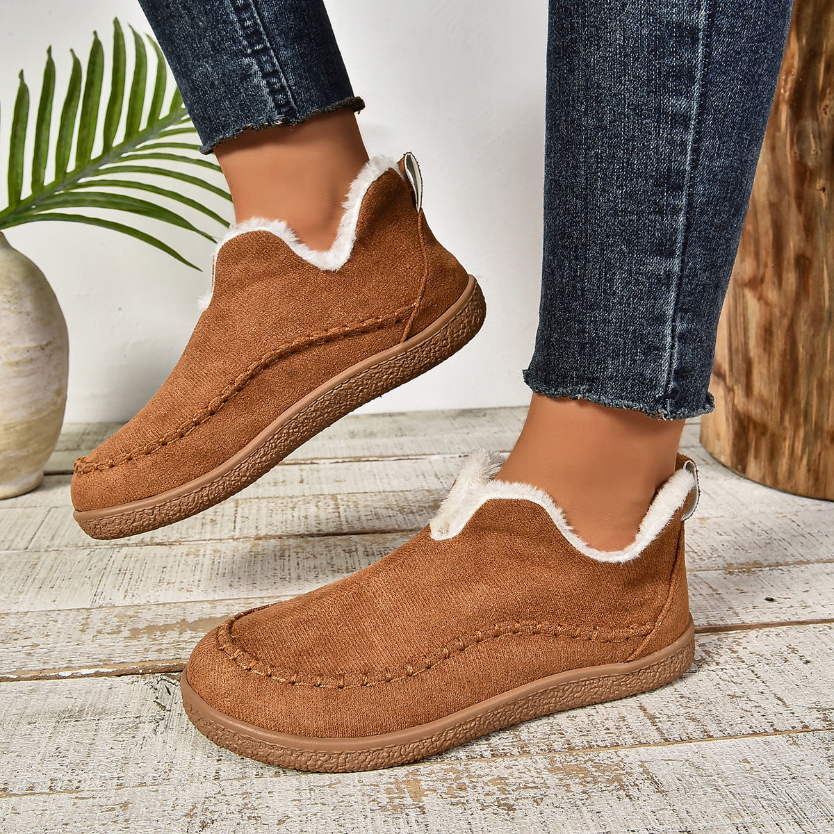 Damen Clog-Schuhe mit kuscheligem Innenfutter und rutschfester Sohle Krohn-e