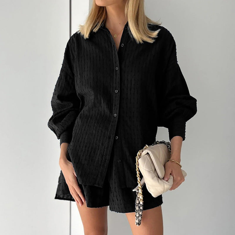 Damen Lässiges Oberteil und Shorts Set mit luftiger Passform Krohn-e