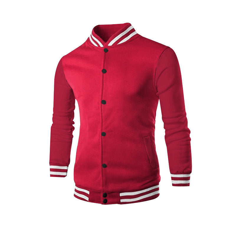 Herren Collegejacke mit elastischen Bündchen und hochwertiger Verarbeitung Krohn-e
