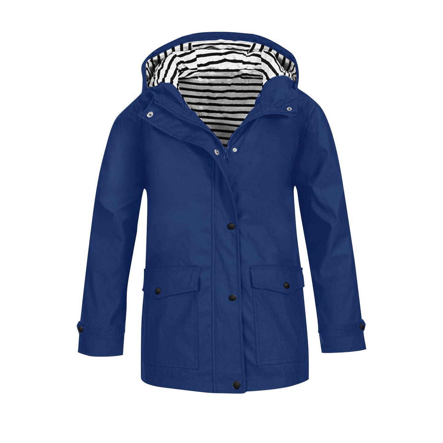 Damen wetterfeste Parkajacke mit praktischen Taschen und verstellbarem Kapuzenkragen Krohn-e