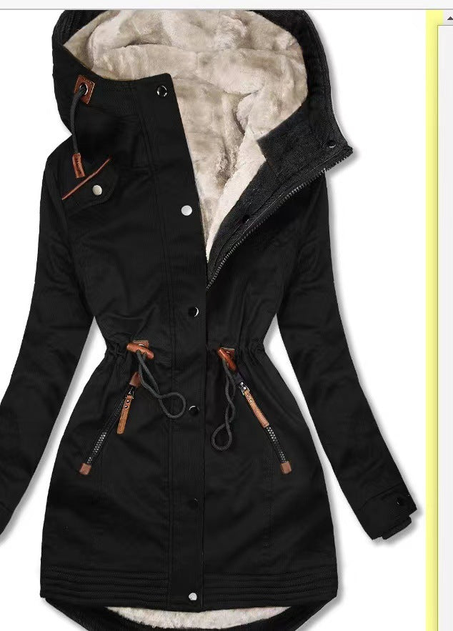 Damen Wintersaison Parka mit warmer Fleece-Fütterung Krohn-e