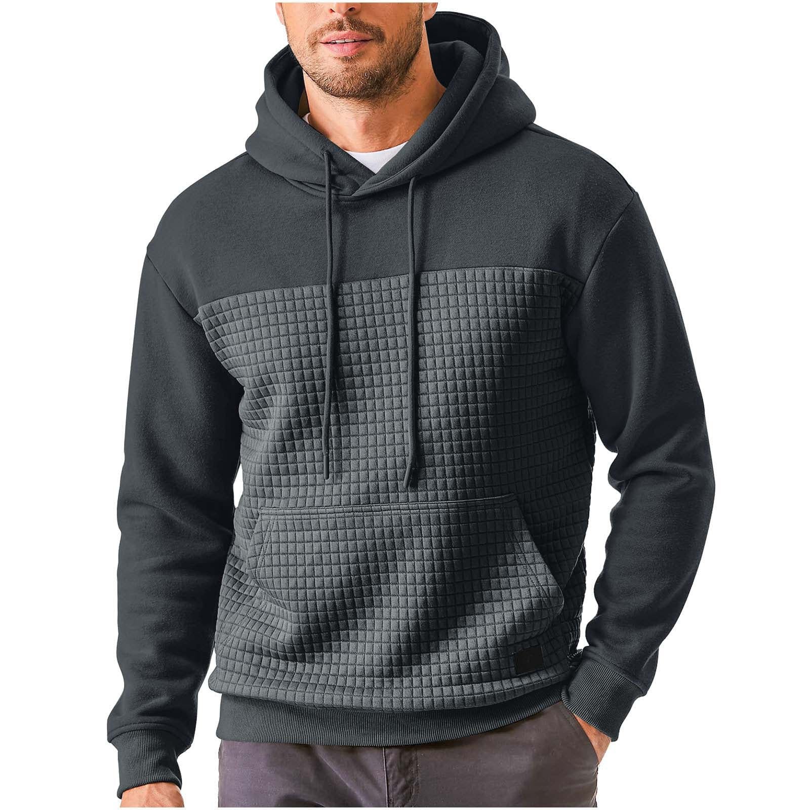 Herren Kapuzenpullover mit strukturiertem Obermaterial Krohn-e